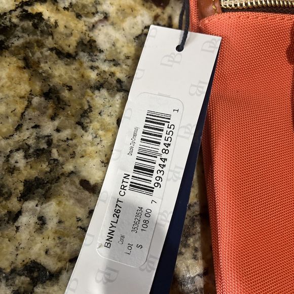 Dooney And Bourke Nylon Double Zip Crossbody Bag with tags - Picture 5 of 15